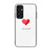 Samsung Galaxy A14 5G Colorful Painted Glass Phone Case - Red Heart