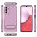 Samsung Galaxy A14 5G Wavy Texture TPU Phone Case with Lens Film - Purple