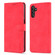 Samsung Galaxy A14 5G AZNS Skin Feel Calf Texture Flip Leather Phone Case - Red