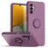 Ring Kickstand Silicone Phone Case Samsung Galaxy A14 5G - Purple