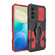 Samsung Galaxy A14 5G Armor Warrior Shockproof PC + TPU Phone Case - Red