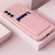 Samsung Galaxy A14 5G Skin Feel Card TPU Contrast Color Button Phone Case - Pink