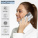 Samsung Galaxy A14 4G / 5G Non-slip Full Coverage Ring PU Phone Case with Wristband - Silver