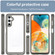 Samsung Galaxy A14 5G Colorful Series Acrylic + TPU Phone Case - Transparent Grey