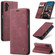Samsung Galaxy A14 5G CaseMe 013 Multifunctional Horizontal Flip Leather Phone Case - Wine Red