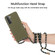 Samsung Galaxy A14 5G Wheat Straw Material + TPU Phone Case with Lanyard - Army Green