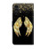 Samsung Galaxy A14 4G / 5G Crystal 3D Shockproof Protective Leather Phone Case - Golden Wings