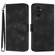 Samsung Galaxy A14 5G Line Pattern Skin Feel Leather Phone Case - Black