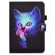 iPad 10th Gen 10.9 2022 Colored Drawing Stitching Smart Leather Tablet Case - Super Cat