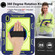 iPad 10th Gen 10.9 2022 360 Degree Rotation Shockproof Silicone + PC Tablet Case - Navy+Yellow Green
