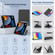 iPad Air 2022 / 2020 10.9 Mutural Deformation Stand Smart Leather Tablet Case - Dark Blue