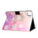 iPad Air 2022 / 2020 10.9 Electric Pressed Colored Drawing Horizontal Flip Leather Case with Holder & Card Slots & Sleep / Wake-up function - Pink Background English