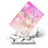 iPad Air 2022 / 2020 10.9 Electric Pressed Colored Drawing Horizontal Flip Leather Case with Holder & Card Slots & Sleep / Wake-up function - Pink Background English