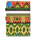 iPad Air 2022 / 2020 10.9 Colored Drawing Stitching Horizontal Flip Leather Case with Holder & Card Slots & Sleep / Wake-up function - Folk-custom
