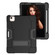 iPad Air 2022 / 2020 10.9 Contrast Color Robot Shockproof Silicon + PC Protective Case with Holder & Pen Slot - Black