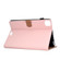 iPad Air 2022 / 2020 10.9 Solid Color Magnetic Horizontal Flip Leather Case with Card Slots & Holder & Anti-skid Strip - Pink