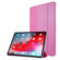 Silk Texture Horizontal Flip Magnetic PU Leather Case with Three-folding Holder & Sleep / Wake-up Function iPad Air 2022 / 2020 10.9 - Rose Red