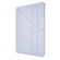 Silk Texture Horizontal Deformation Flip Leather Case with Three-folding Holder iPad Air 2022 / 2020 10.9 - Silver