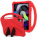 iPad Air 2022 / 2020 10.9 EVA Flat Anti Falling Protective Case Shell with Holder - Red