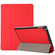 3-folding Skin Texture Horizontal Flip TPU + PU Leather Case with Holder iPad 9.7 - 2018 / 9.7 - 2017 / air / air2 - Red