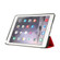 3-folding Skin Texture Horizontal Flip TPU + PU Leather Case with Holder iPad 9.7 - 2018 / 9.7 - 2017 / air / air2 - Red