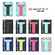 iPad Air 2022 / 2020 10.9 / iPad Pro 11 T-shaped Bracket Contrast Color Shockproof PC + Silicone Protective Case - Black+Mint Geen