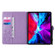 Pressed Printing Butterfly Pattern Horizontal Flip Leather Case with Holder & Card Slots & Wallet & Sleep / Wake-up Function iPad Air 2022 / 2020 10.9 /iPad Pro 11 2020 / 2018 - Purple