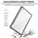 iPAKY Thunder Series Aluminum Frame + TPU Bumper + Clear PC Shockproof Case iPad Air 2022 / 2020 10.9 - Silver Black