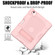Contrast Color Robot Shockproof Silicone + PC Protective Case with Holder iPad Air 2022 / 2020 10.9 inch - Rose Gold