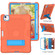 Contrast Color Robot Shockproof Silicone + PC Protective Case with Holder iPad Air 2022 / 2020 10.9 inch - Orange Blue