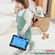 Contrast Color Shockproof Robot Silicone + PC Case with Wristband Holder iPad Air 2022 / 2020 10.9 - Black + Blue