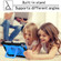 Contrast Color Shockproof Robot Silicone + PC Case with Wristband Holder iPad Air 2022 / 2020 10.9 - Black + Blue
