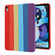Rainbow Liquid Silicone + PC Shockproof Protective Case iPad Air 2022 / 2020 10.9 inch