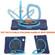 Silicone + PC Protective Case with Holder & Shoulder Strap iPad Air 2022 / 2020 10.9 - Navy Blue