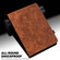 Peacock Embossed Pattern TPU + PU Leather Smart Tablet Case with Sleep / Wake-up iPad Air 2022 / Air 2020 10.9 - Brown