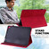 Peacock Embossed Pattern TPU + PU Leather Smart Tablet Case with Sleep / Wake-up iPad Air 2022 / Air 2020 10.9 - Red