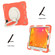 iPad Pro 11 2020/Pro 11 2018/Air 2020/Air 2022 Silicone + PC Full Body Protection Tablet Case With Holder & Strap - Orange
