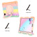 iPad Pro 11 2020/Pro 11 2018/Air 2020/Air 2022 Silicone + PC Full Body Protection Tablet Case With Holder & Strap - Colorful Rose Gold