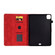 iPad Air 2022 / 2020 10.9 Embossed Smile Flip Tablet Leather Smart Case - Red