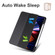 Acrylic 3-folding Smart Leather Tablet Case iPad  Air 2022/2020/Pro 11 2021/2020/2018 - Black