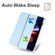 Acrylic 3-folding Smart Leather Tablet Case iPad  Air 2022/2020/Pro 11 2021/2020/2018 - Sky Blue
