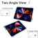 Acrylic 3-folding Smart Leather Tablet Case iPad  Air 2022/2020/Pro 11 2021/2020/2018 - Sky Blue