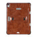 iPad Air 4 / Air 5 360 Degree Rotation Handheld Leather Back Tablet Case with Pencil Slot - Brown