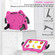 iPad Air 2022 / Air 2020 10.9 Ice Baby EVA Shockproof Hard PC Tablet Case - Rose Red+Black