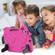 iPad Air 2022 / Air 2020 10.9 Ice Baby EVA Shockproof Hard PC Tablet Case - Rose Red+Black