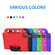 iPad Air 4 10.9 2020 Diamond Series EVA Anti-Fall Shockproof Sleeve Protective Shell Case with Holder & Strap - Rose Red