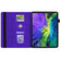 iPad Air 2022 / 2020 10.9 Calf Texture Embossed Horizontal Flip Leather Case with Holder & Card Slots & Photo Frame - Purple