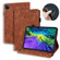 iPad Air 2022 / 2020 10.9 Calf Texture Embossed Horizontal Flip Leather Case with Holder & Card Slots & Photo Frame - Brown