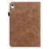Solid Color Embossed Striped Smart Leather Case iPad Air 2022 / Air 2020 10.9 - Brown