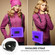 iPad Air 2022 / 2020 10.9 / Air 2022 Shockproof PC + Silicone Combination Case with Holder & Hand Strap & Shoulder Strap - Purple + Purple